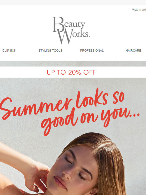 SUMMER SHOP: Up to 20% off 🍉