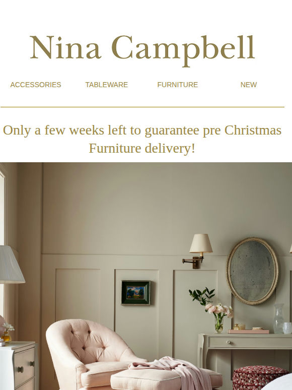 Pre 2027 Furniture Delivery Reminder!