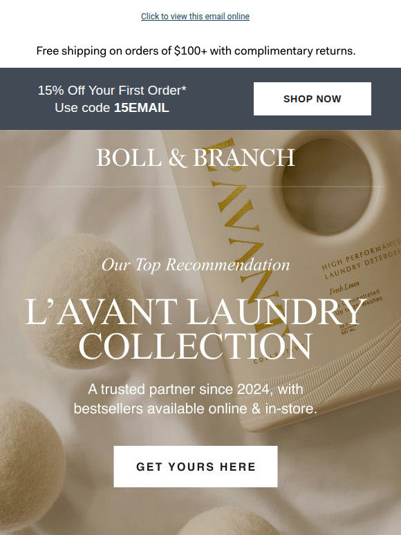 The only laundry brand we recommend →