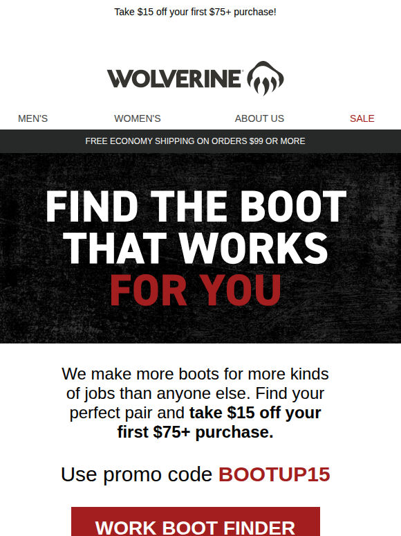 Find Your Perfect Pair + $15 OFF