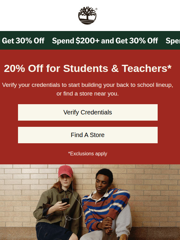 Don’t Miss Out: 20% Off For Students & Teachers!