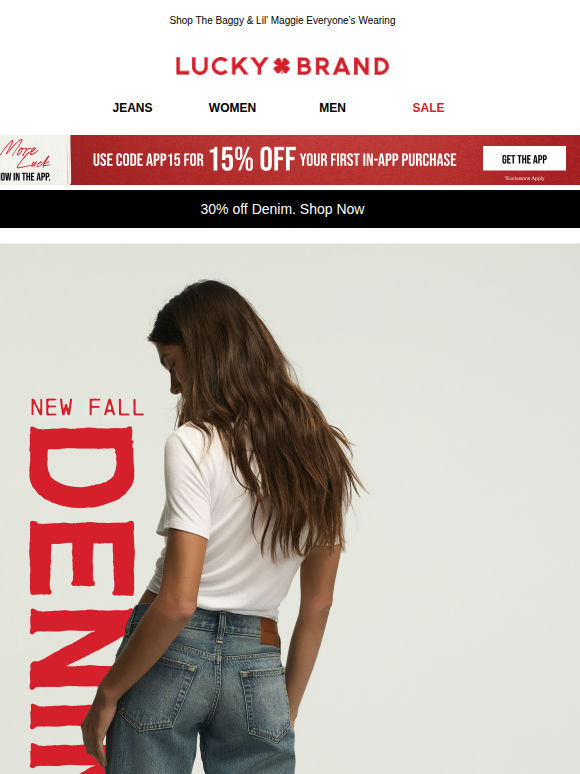 New Fall Denim For Her (+ Take 30% Off)