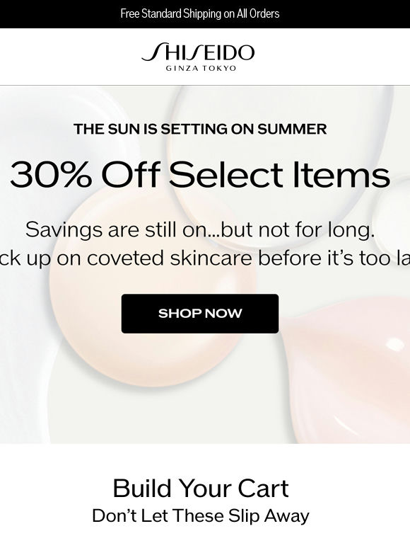 Only A Few Days Left To Shop 30% Off