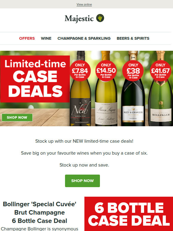 NEW limited-time case deals: The Ned, Bollinger & more!