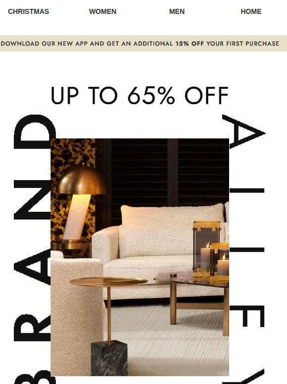 New in: Up to 85% off Christophe Duchamp, Eichholtz, Stanley 1913