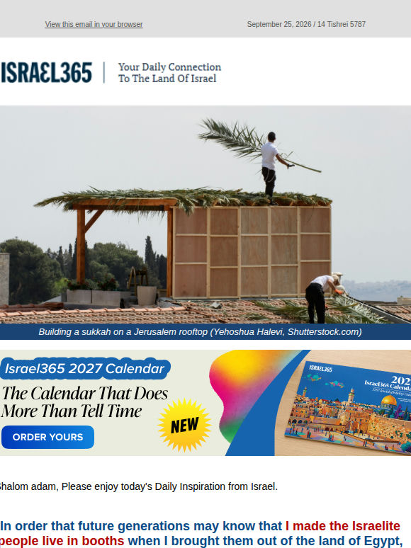 The Sukkah That Survived the Storm