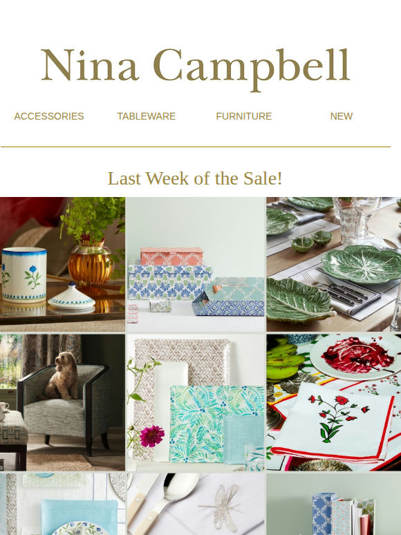 Final Week of the Sale!