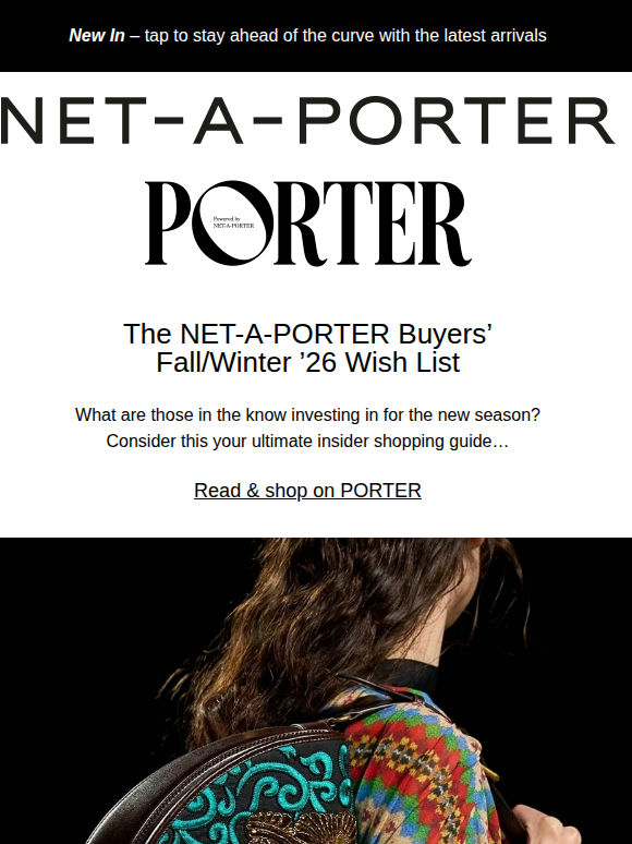 What team NET-A-PORTER is buying for fall