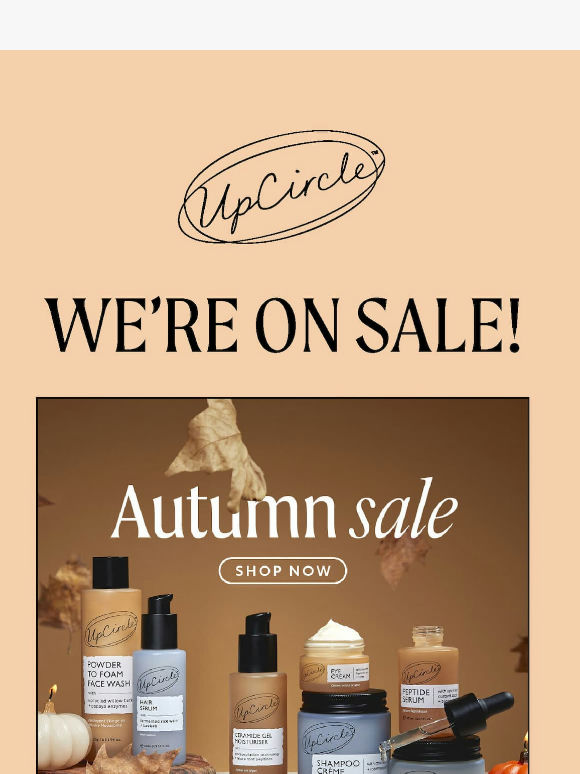 We're having an Autumn Sale 🍂