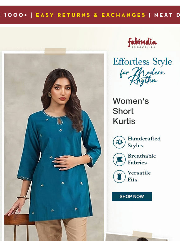 Breezy Short Kurtas You'll Love ♥️