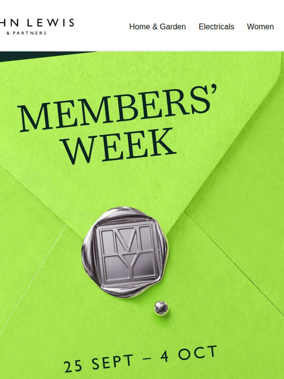 Members' Week is now on