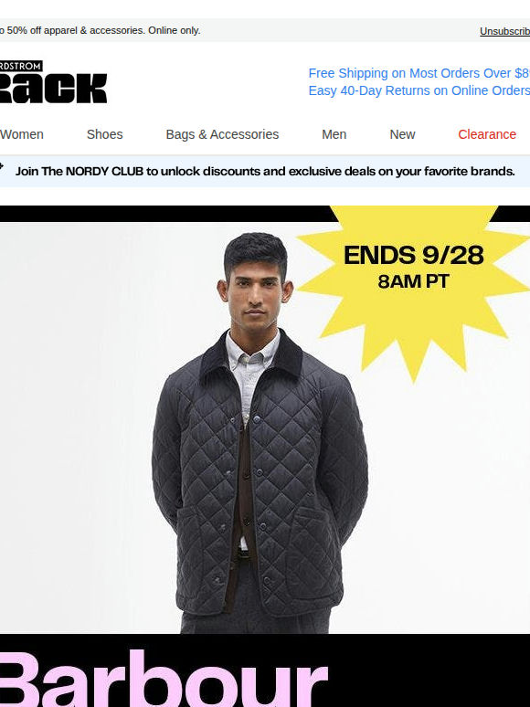 Shhh … Private Sale: Barbour