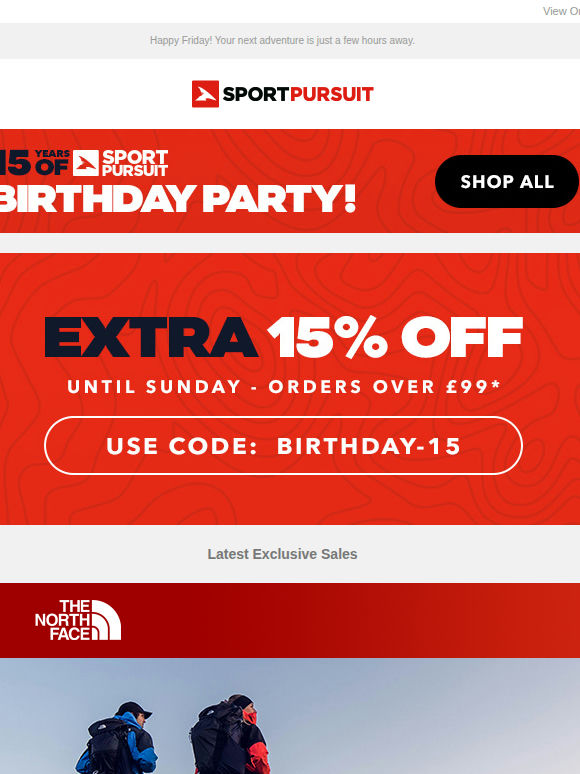 Up to 75% Off: The North Face Outdoor | Super.Natural Merino | Sealskinz Accessories | Hydro Flask | Dainese MTB & Moto