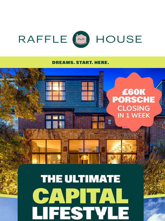 ⏰ Less than one week to win the £60k Porsche!