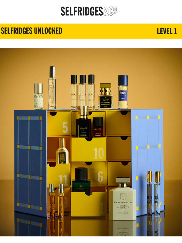 Coming soon: the Selfridges fragrance advent calendar​