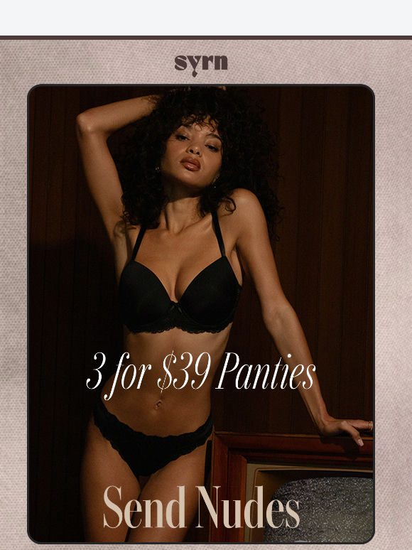 3 for $39 Panties: New Styles Added