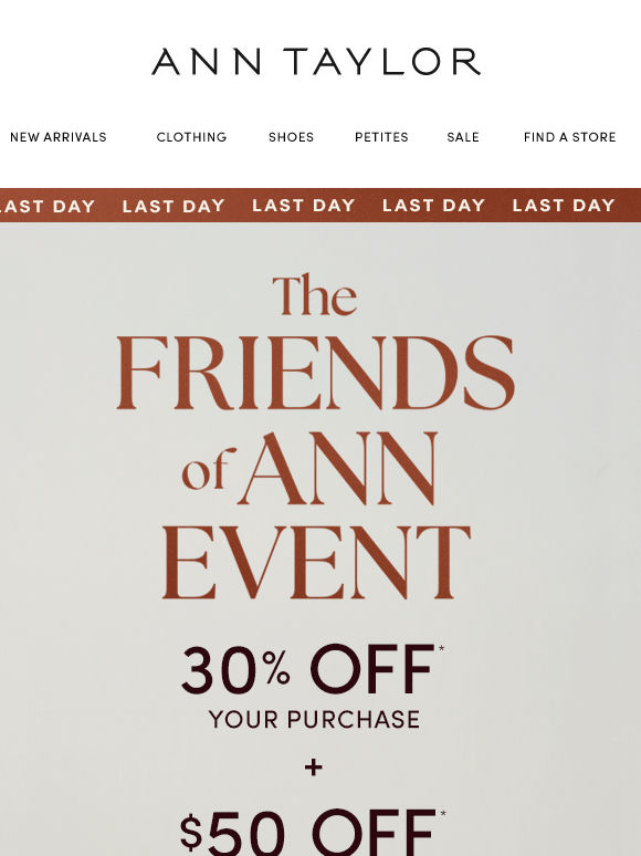 $50 Off $200+ Ends Today!