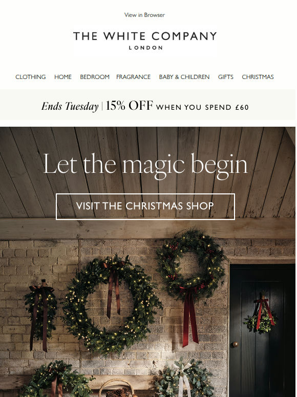 Welcome to The Christmas Shop