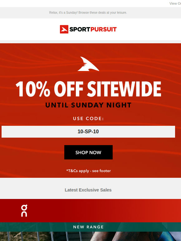 Up to 69% Off: On Running - New Range | Merino Tees | Timberland | Santini Cycling Clothing | Sorel