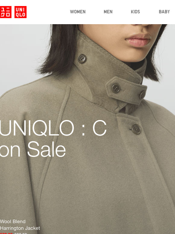 Save up to $30 OFF on UNIQLO : C favorites