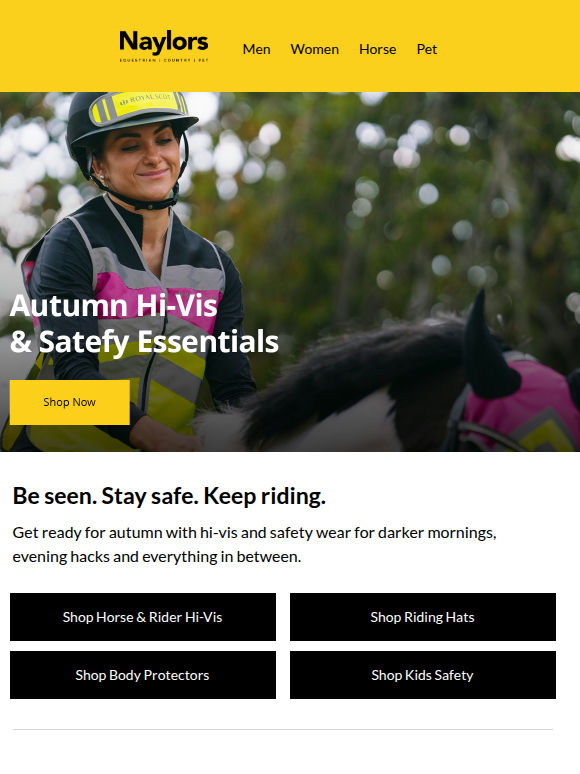Autumn Hi-Vis & Satefy Essentials