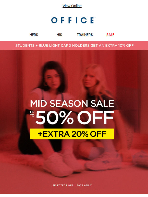 An EXTRA 20% OFF? Don't mind if we do 👀