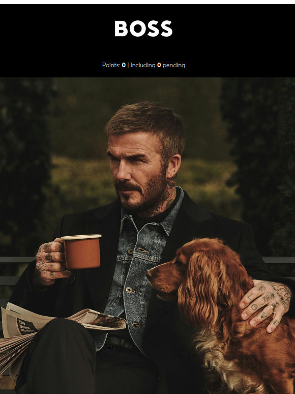 The latest: BOSS BY BECKHAM
