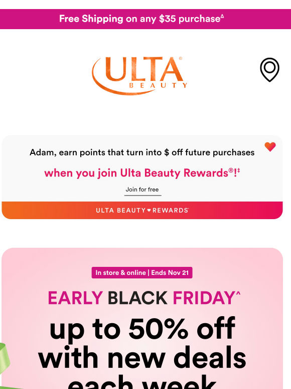 Up to 50% off Early Black Friday^ deals starts NOW! (Terms & excl. apply) 🖤