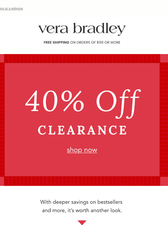 Clearance is NOW 40% off 👀