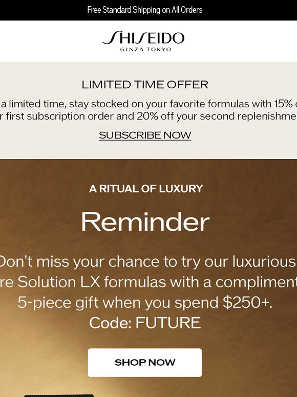 Complimentary Future Solution LX Gift Inside