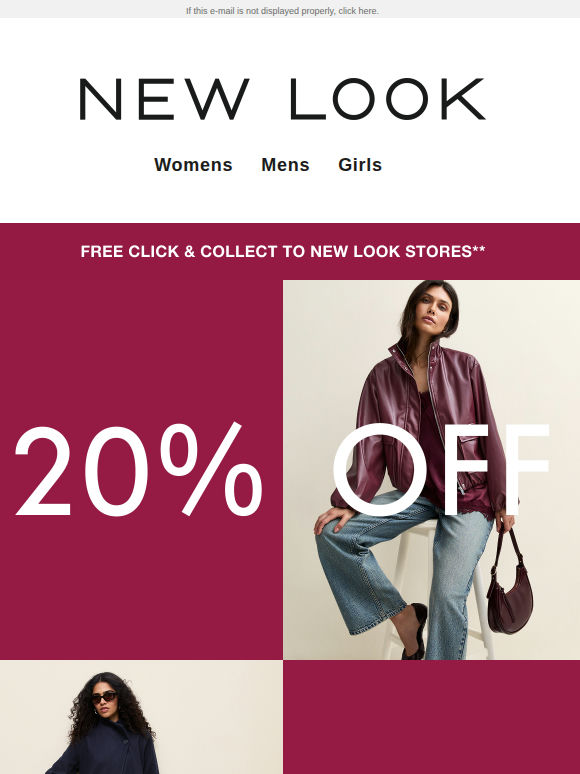 TWO DAYS ONLY: 20% off EVERYTHING