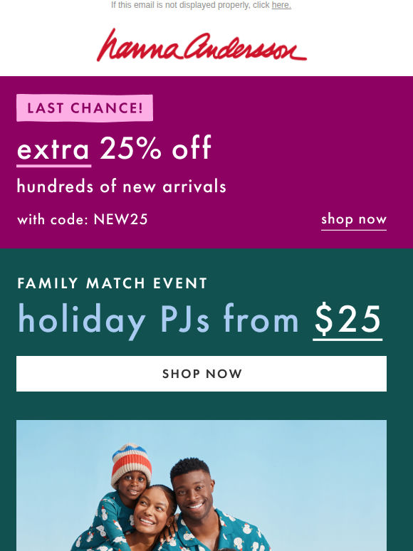 LAST CHANCE 🚨 Extra 25% Off New Arrivals