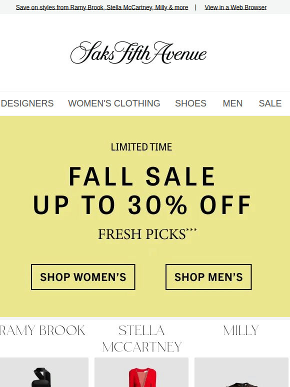 But first, shop our Fall Sale: up to 30% off
