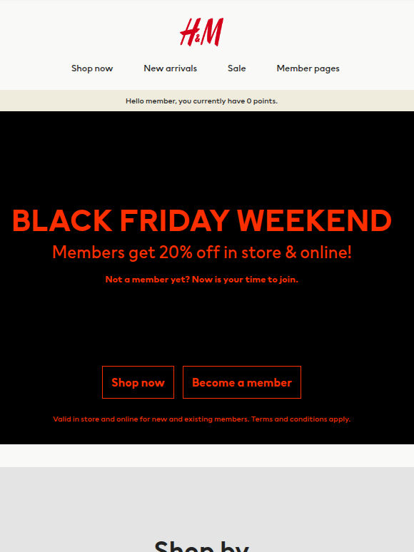 BLACK FRIDAY WEEKEND! 20% off in store & online.