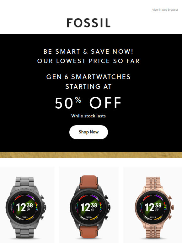 Gen 6 smartwatches at our lowest price ever