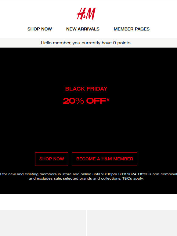 Black Friday starts now