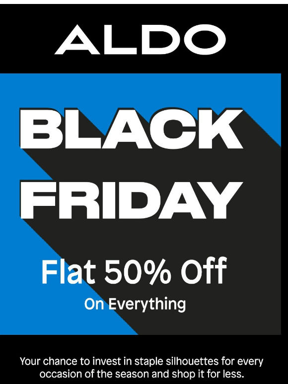 ALDO'S BLACK FRIDAY SALE Is Here 🎉