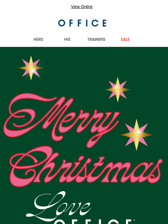 Merry Christmas from all of us at @officeshoes ❤️