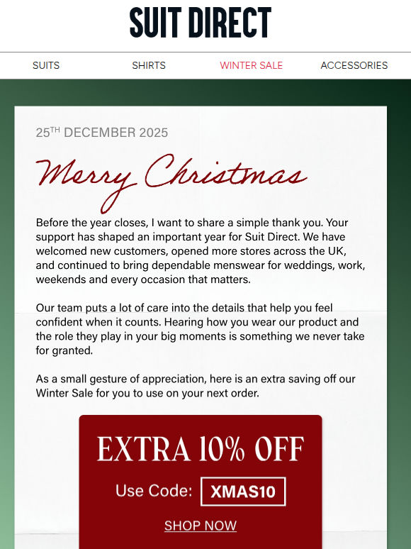 A little gift from our CEO