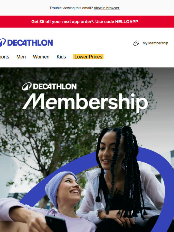 Personalised experience designed just for Adam