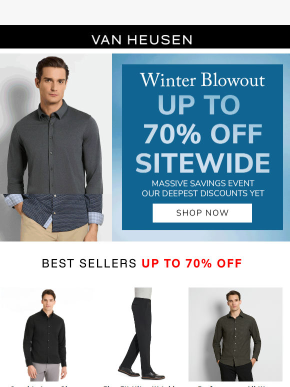 UP TO 70% OFF EVERYTHING 🔥