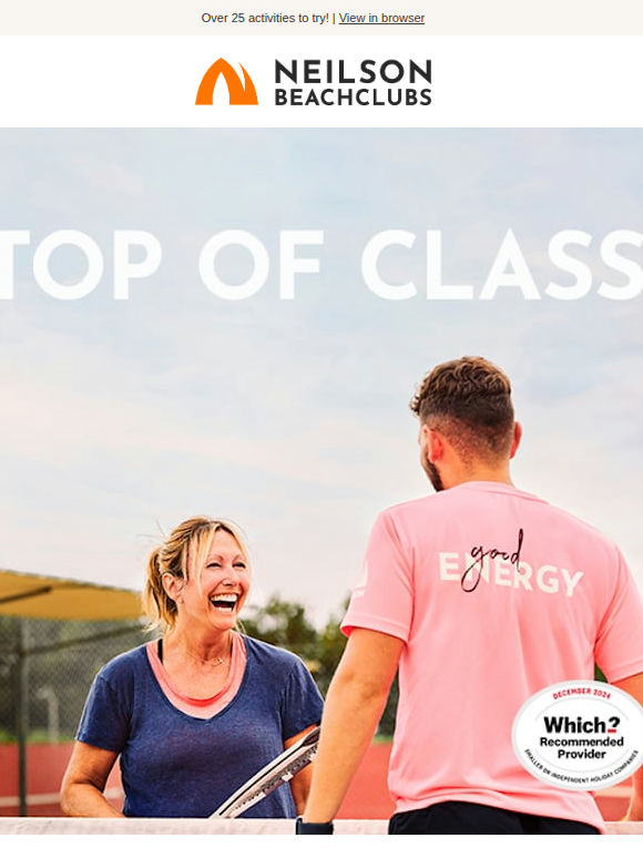 The number 1 activity holiday company