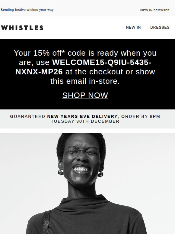 Merry Christmas from the Whistles team