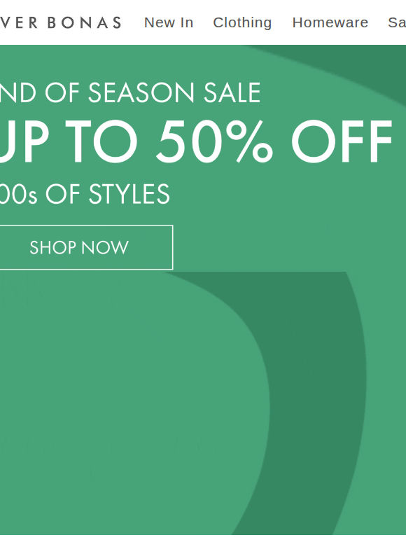 Sale is here | Up to 50% off