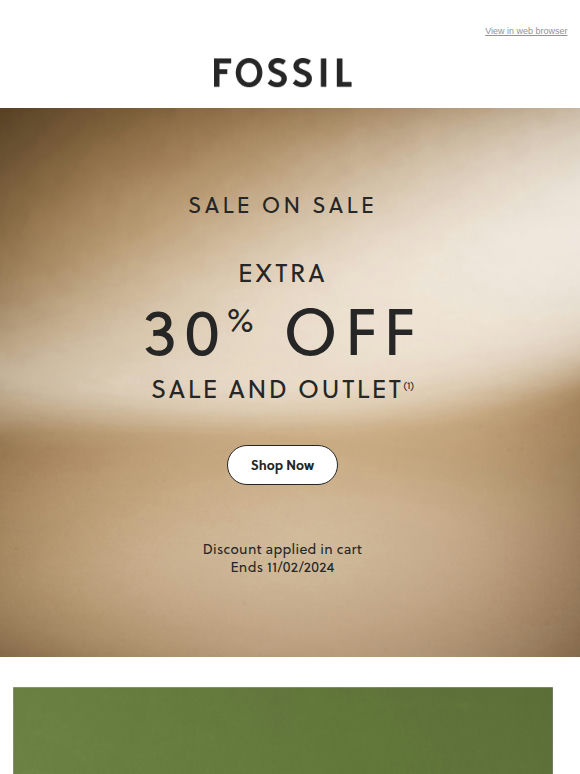 Save an extra 30% off