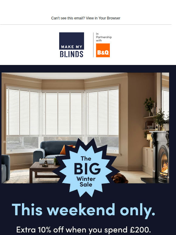 Final hours: extra 10% off Winter Sale