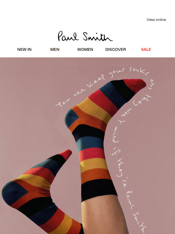 You can keep your socks on