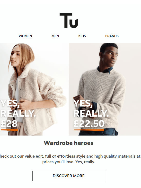 Great value styles at prices you'll love