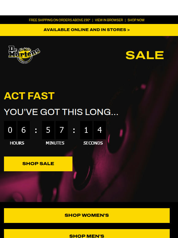 The DM’s sale ends soon
