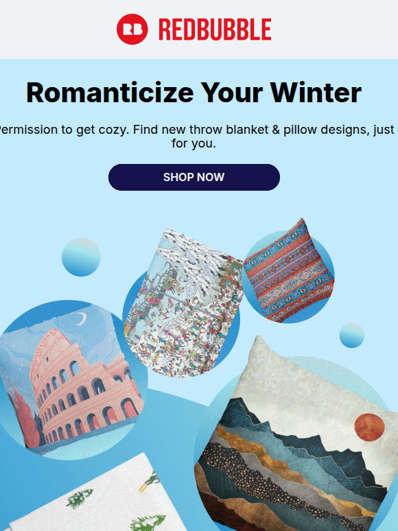 Pillows & Blankets to Fight Winter Blues ❄️